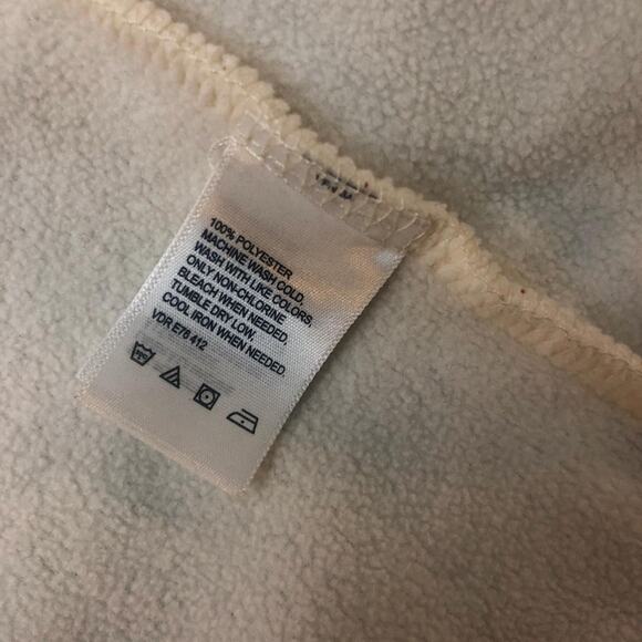 Women’s Cream Nautica Zip Up Fleece Jacket - Picture 5 of 5